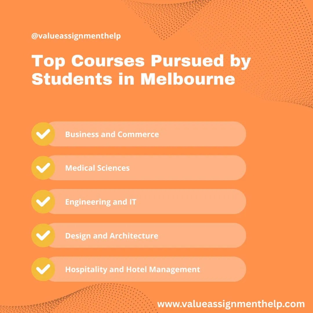 Top Courses Pursued by Students in Melbourne
